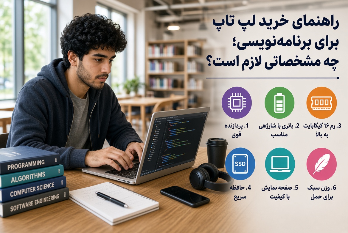 راهنمای خرید لپ‌تاپ برای برنامه‌نویسی و توسعه نرم‌افزار